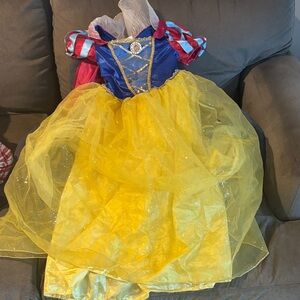 Disney Snow White Princess Costume - Blue, Yellow, Red
